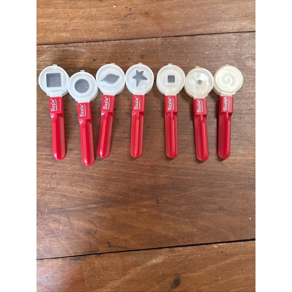 Sizzix Paddle Punch, Set Of 7 Stars, Twirls